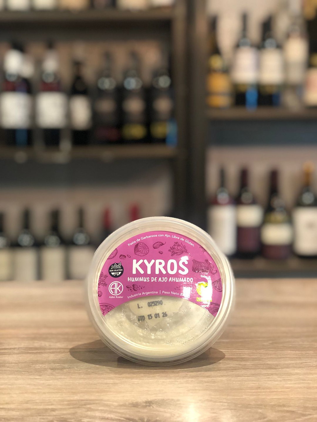 Hummus de Ajo Ahumado - Kyros