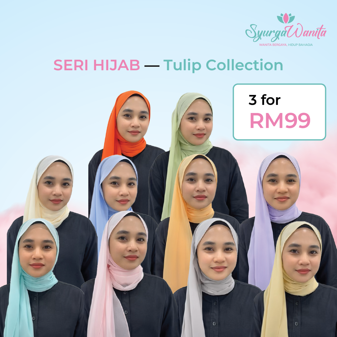 Seri Hijab — Tulip Collection (BUY 3 FOR RM99)_0