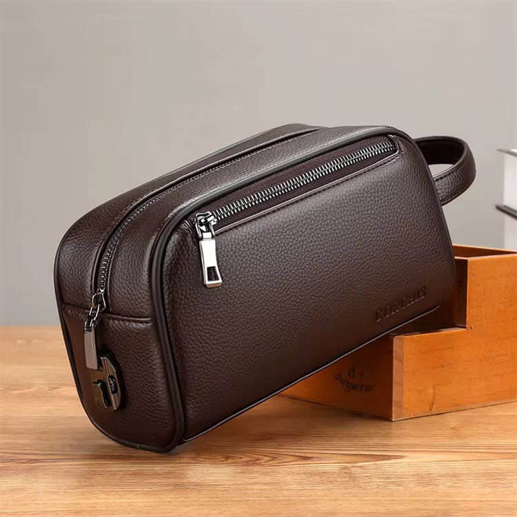 Sac pour homme de haute qualité Élégante en Cuir Noir – L’Alliée du Gentleman Moderne