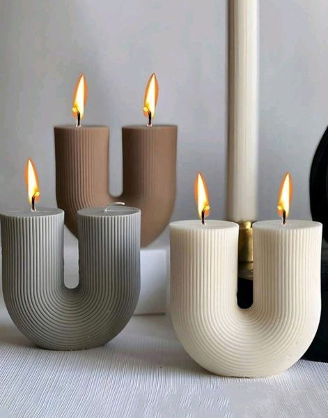 U shaped candle_0