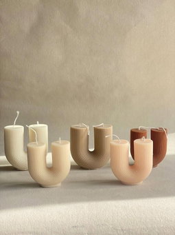 U shaped candle