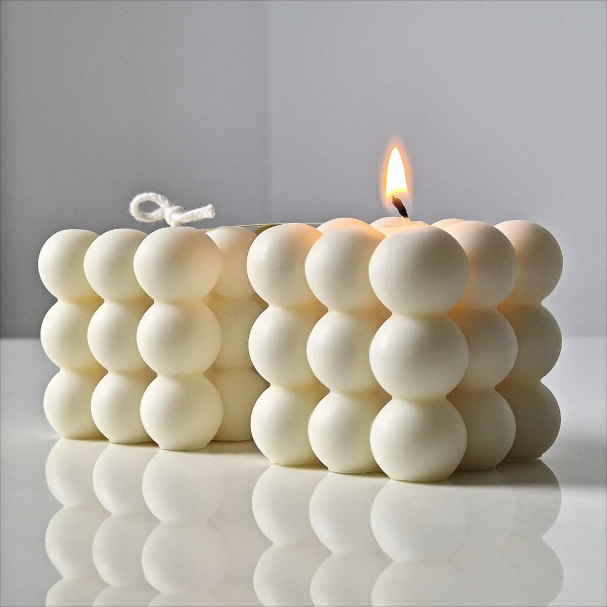 Bubble cube candle_0