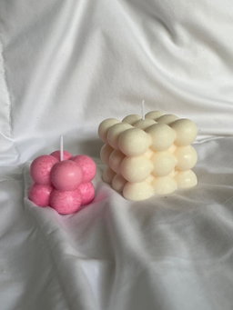 Bubble Cube set candles