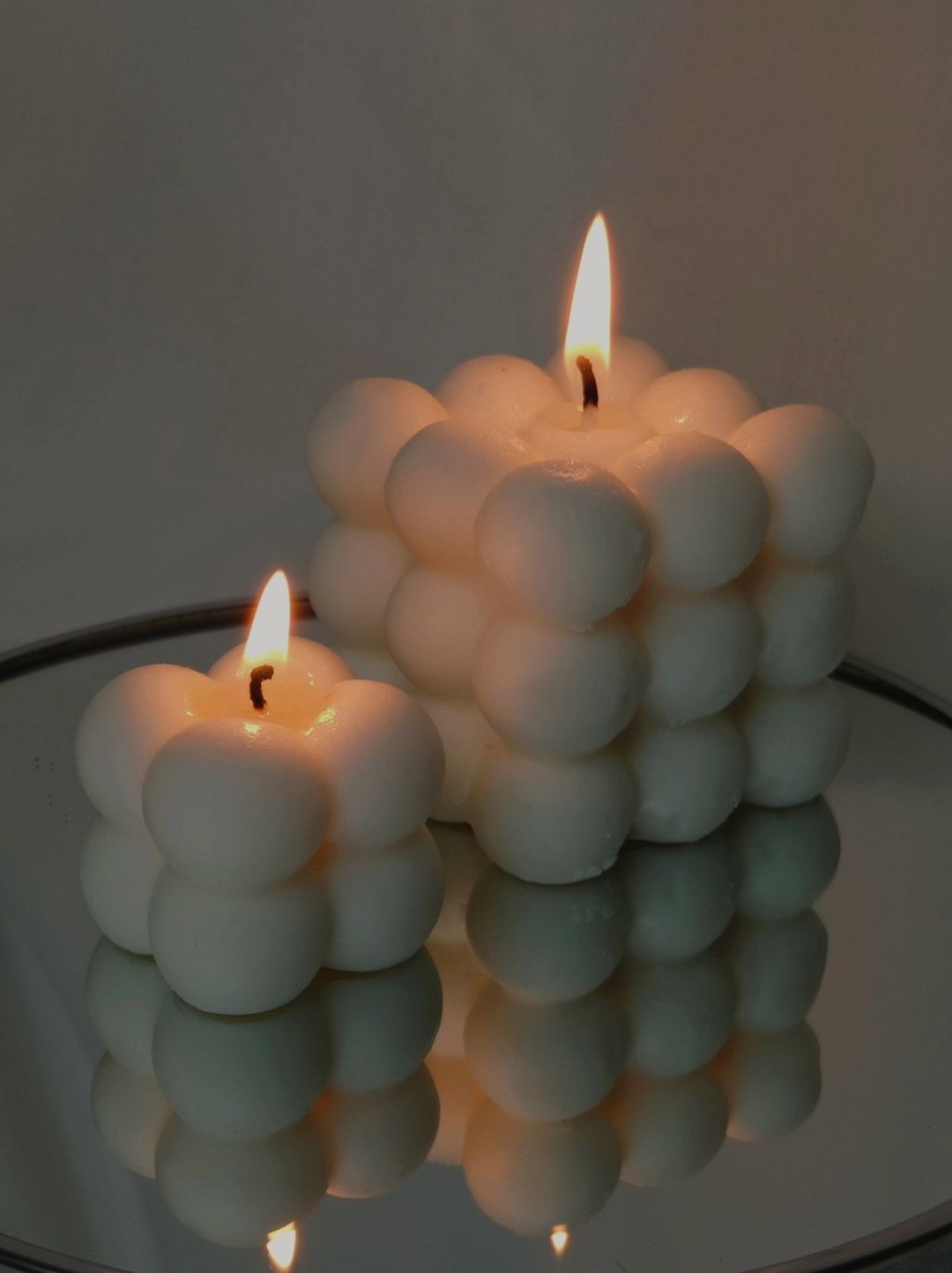 Bubble Cube set candles