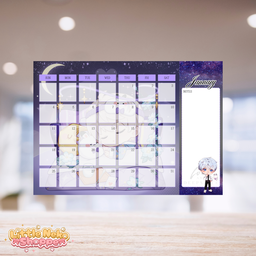 A4 Love and Deepspace 2026 Flat Lay Desk Calendar