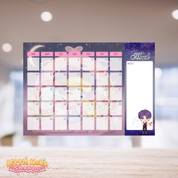 A4 Love and Deepspace 2026 Flat Lay Desk Calendar