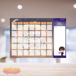 A4 Love and Deepspace 2026 Flat Lay Desk Calendar
