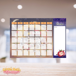 A4 Love and Deepspace 2026 Flat Lay Desk Calendar