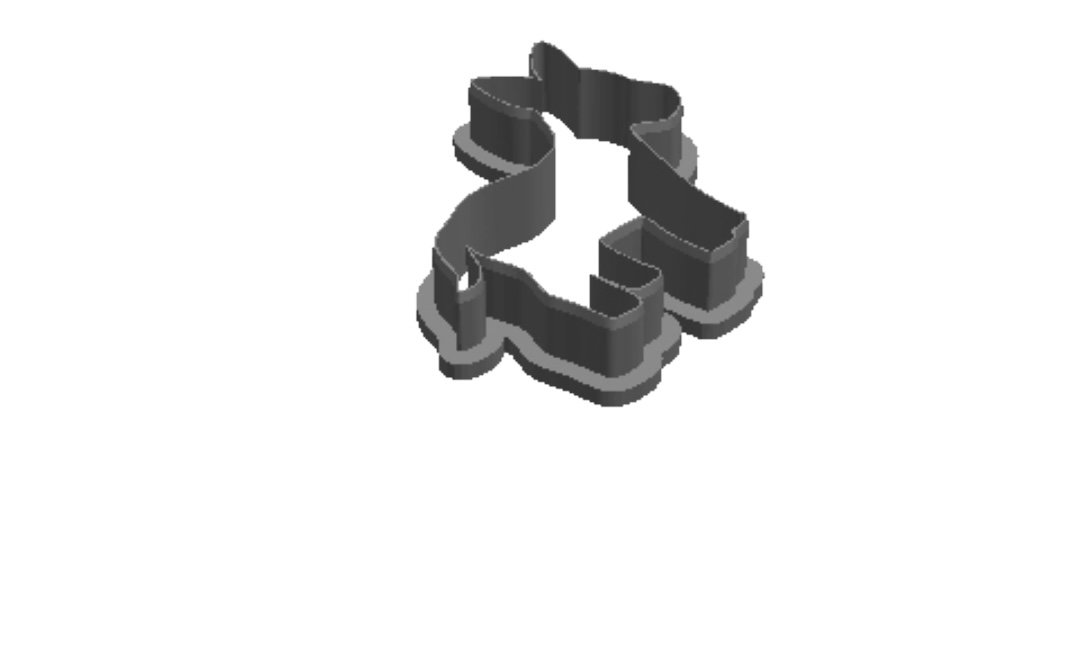 Donkey outline Cookie Cutter         _0