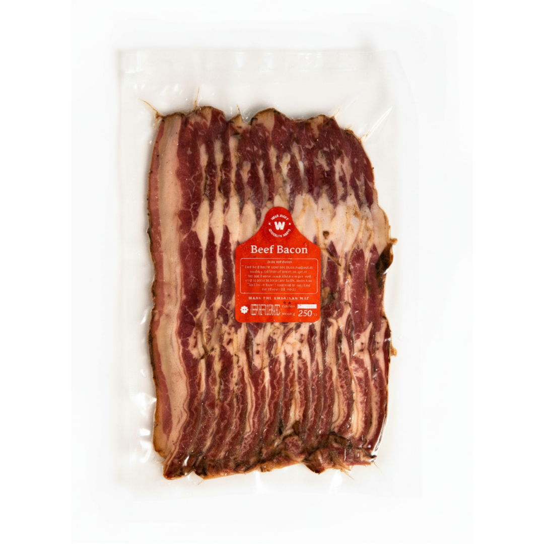 Wild Jack's Smoked Beef Bacon 250gram