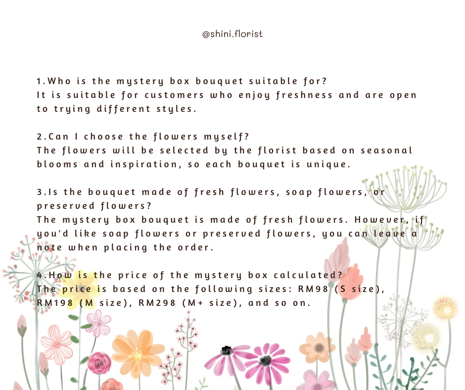Mystery Box Bouquet 盲盒花束_2