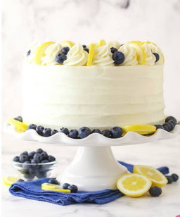 GÂTEAU AUX MYRTILLES & CITRON