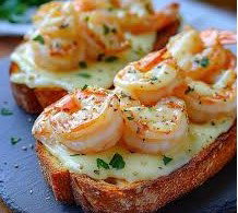 SHRIMP CHEESE TOAST 