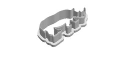 Rhino 3 outside Cookie Cutter             