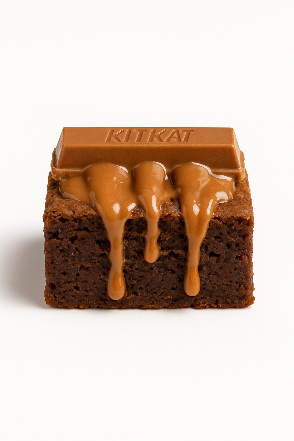 Brownie sauce chocolat au lait + Kit Kat