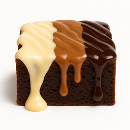Brownie trio de chocolat