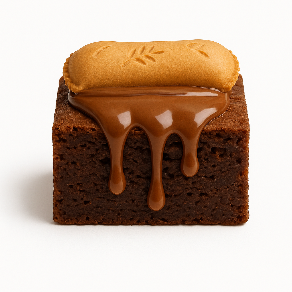 Brownie sauce nutella + biscuit B-ready