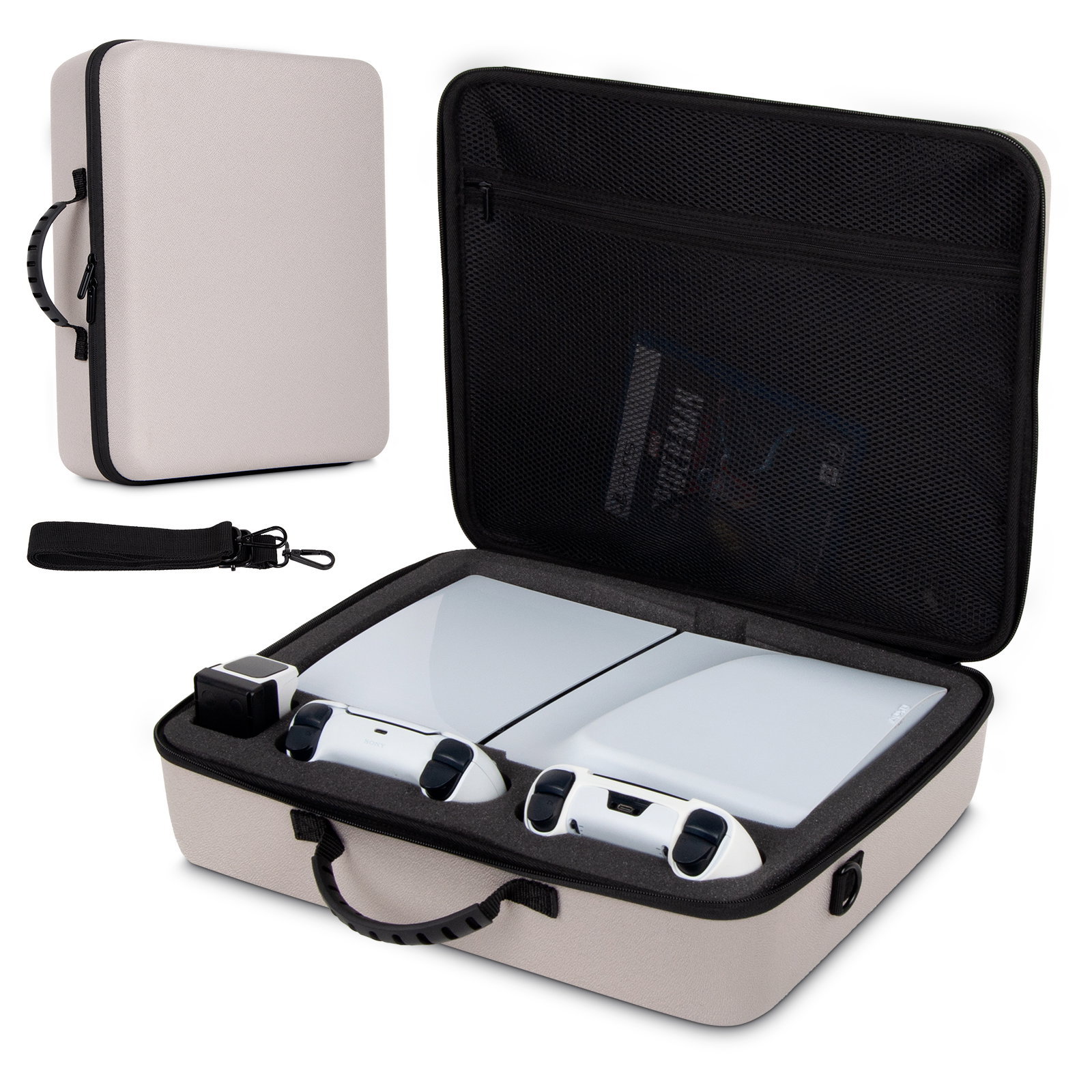 Bolsa de viagem para console PS5 Slim, controle, fone de ouvido e realidade virtual, acessórios para PlayStation 5 Slim_2