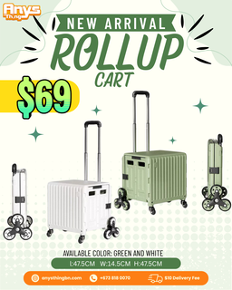 Roll up cart