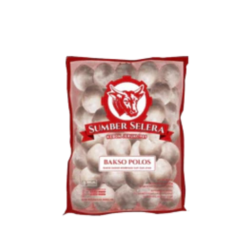 Sumber Selera Bakso Polos Daging Kombinasi Sapi dan Ayam 50pcs 650gram