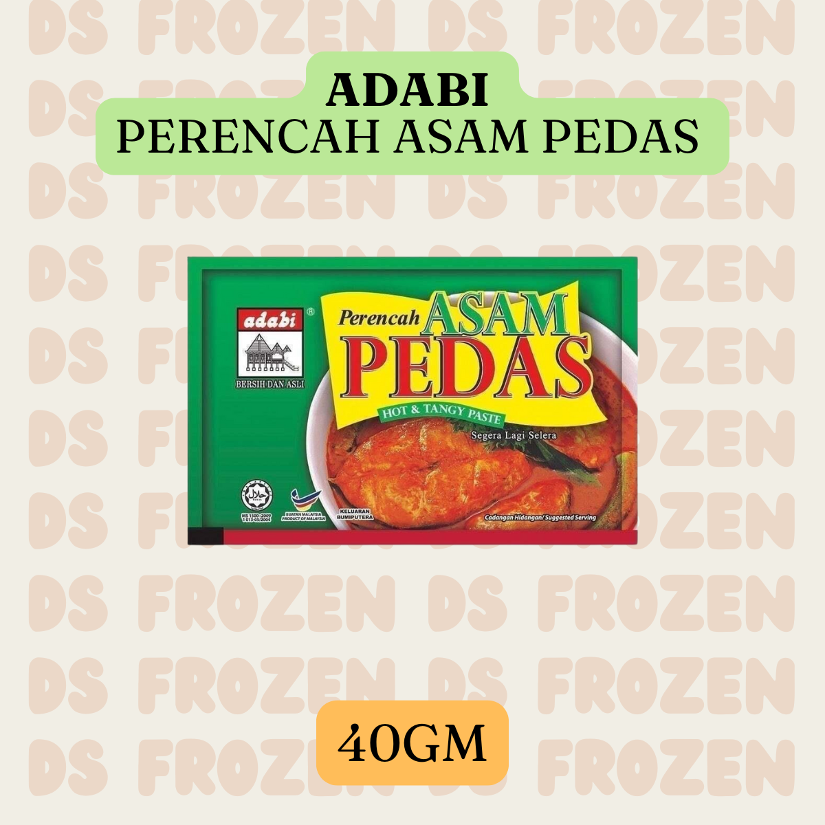 ADABI PERENCAH ASAM PEDAS 40GM_0