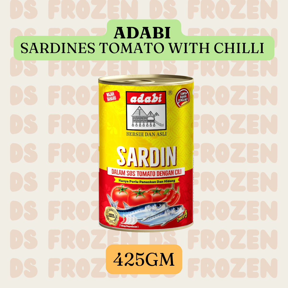 ADABI SARDINES TOMATO WITH CHILLI 425GM_0