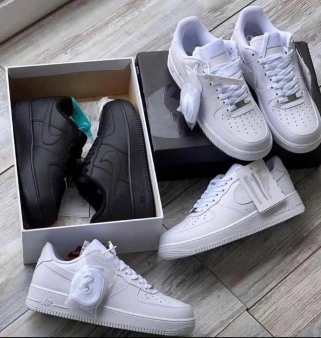 White sneakers