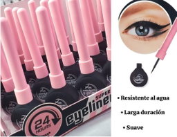 Delineador resistente al agua super negro 🌻