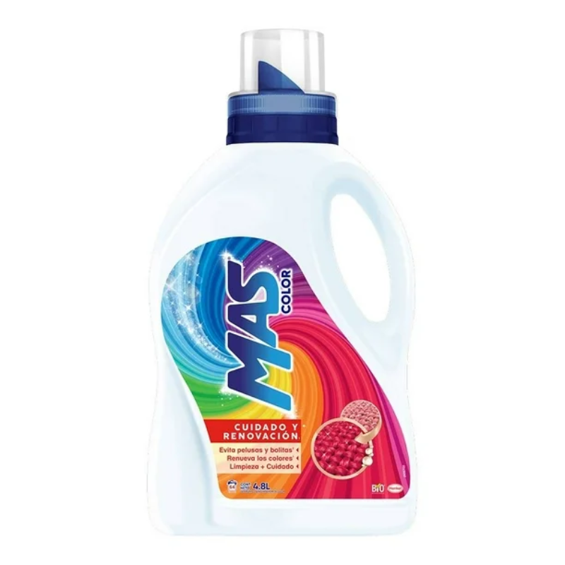 Detergente Líquido Mas Color 4.8 L