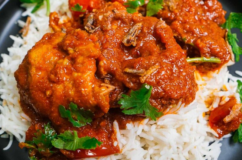 Ayam Masak Merah Set (w/rice & acar)_0