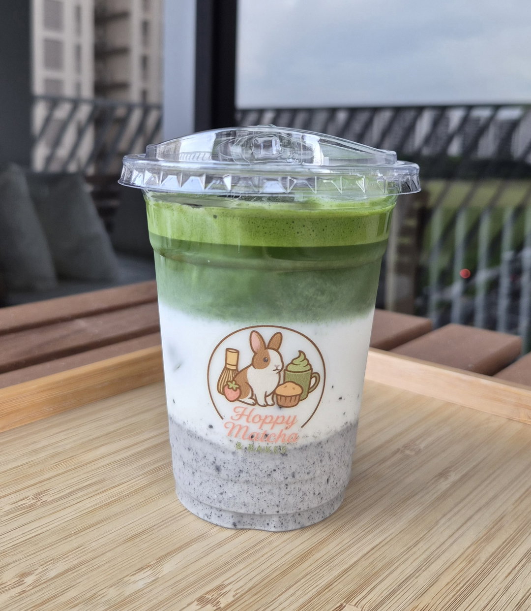 Iced Goma Matcha Latte