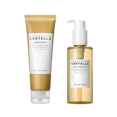 SKIN1004 MADAGASCAR CENTELLA DOUBLE CLEANSING DUO (cleansing oil+centella cleansing foam)_0