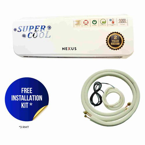 Nexus 1HP Split Air Conditioner (NX-MSSH9000SC) - White + Full Installation Kit & 2 Years Warranty_2