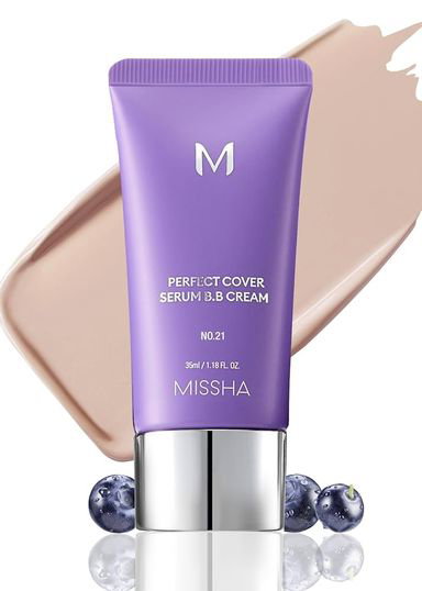 Missha M PERFECT COVER SERUM BB CREAM #21 LIGHT BEIGE 50ML_0