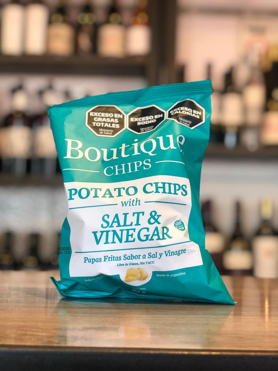 Papas de Sal Marina y Vinagre - Boutique Chips