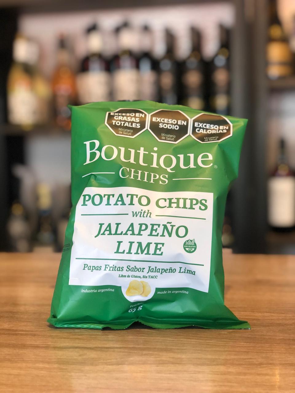 Papas de Jalapeño y Limon - Boutique Chips