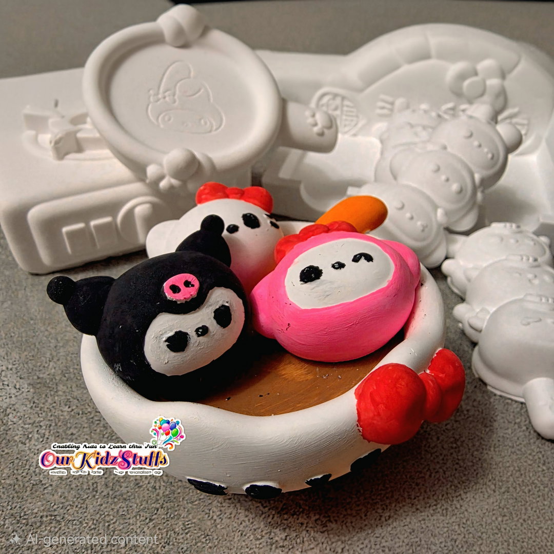 Sanrio Cookery Clay Plaster Painting Kit