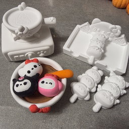 Sanrio Cookery Clay Plaster Painting Kit 