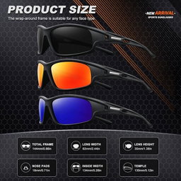 Polarized Outdoor Shades (Triple Pack)