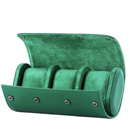 Luxury watch Roll Travel Case Chic Portable Vintage Leather