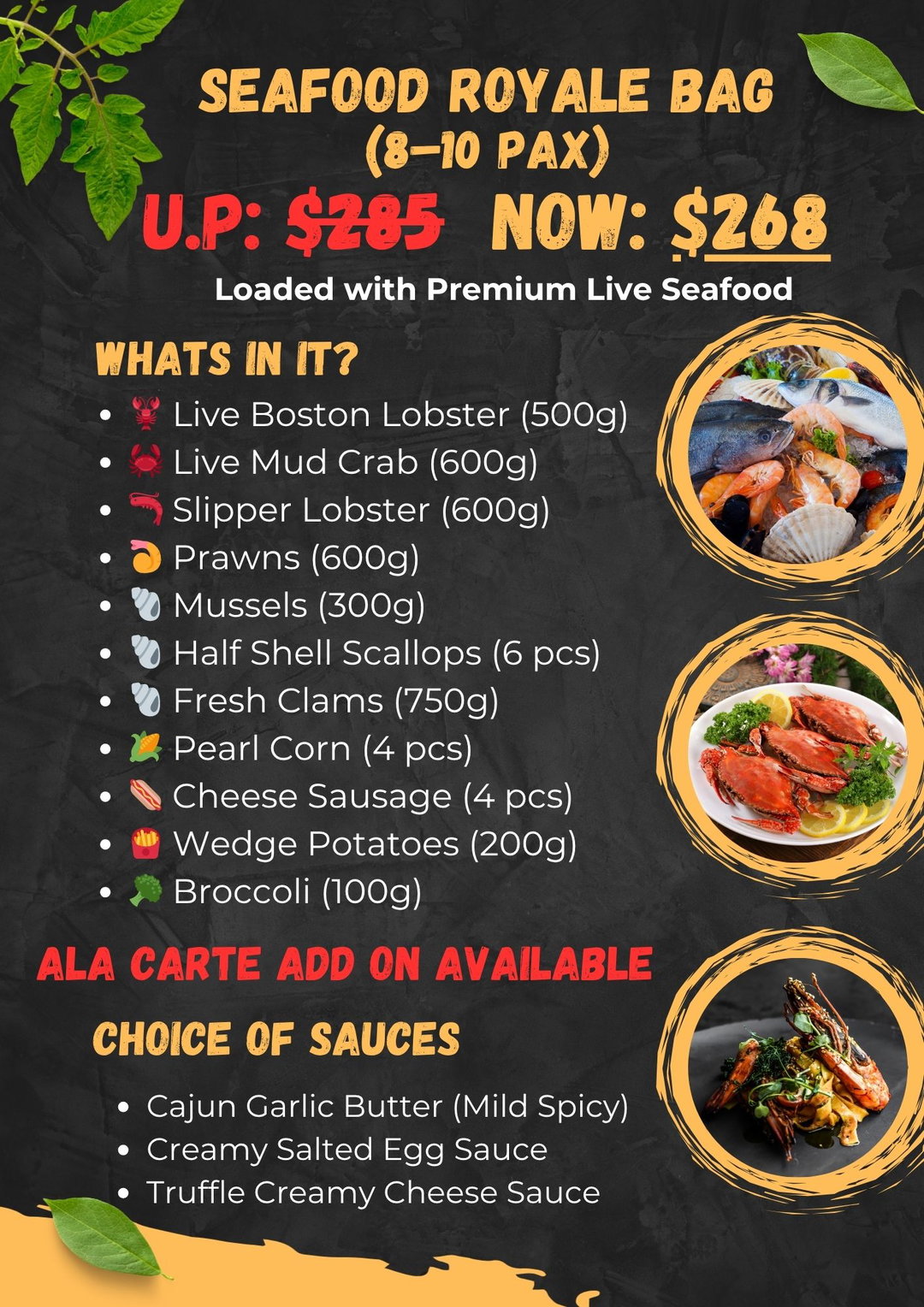 Seafood Royale Bag