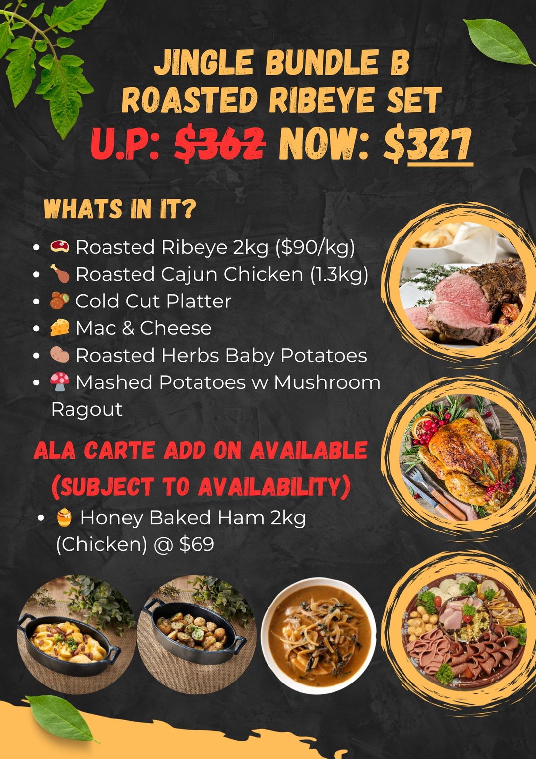 JINGLE BUNDLE B (Roasted Ribeye Set)