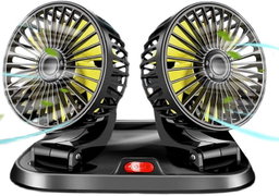 DUAL-HEAD CAR FAN