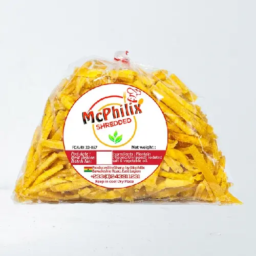 Shredded Munchie Chips Plantain - 120g_0