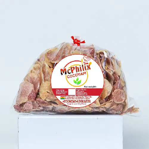 Fried Cocoyam Munchie Chips - 110g