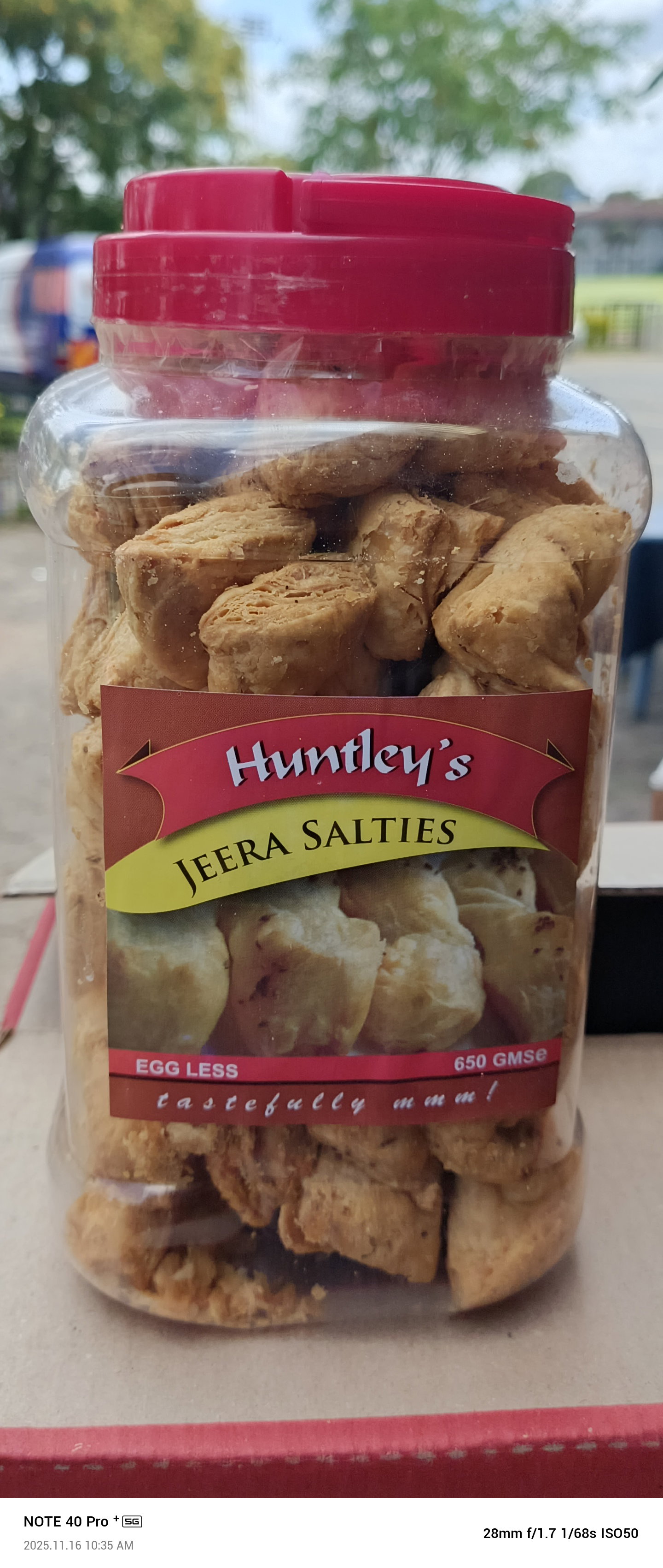 Huntley's jeera salties 650gms_0