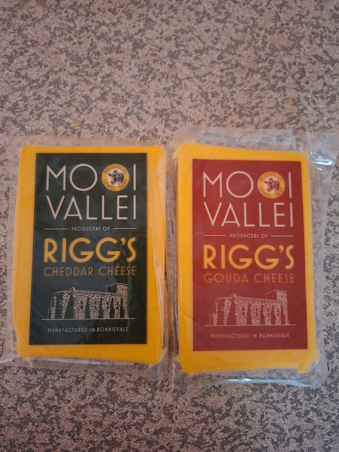 Cheddar and Gouda Cheese