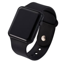 Silicone LED Digital Sports Electronic Wristwatch