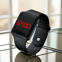 Silicone LED Digital Sports Electronic Wristwatch