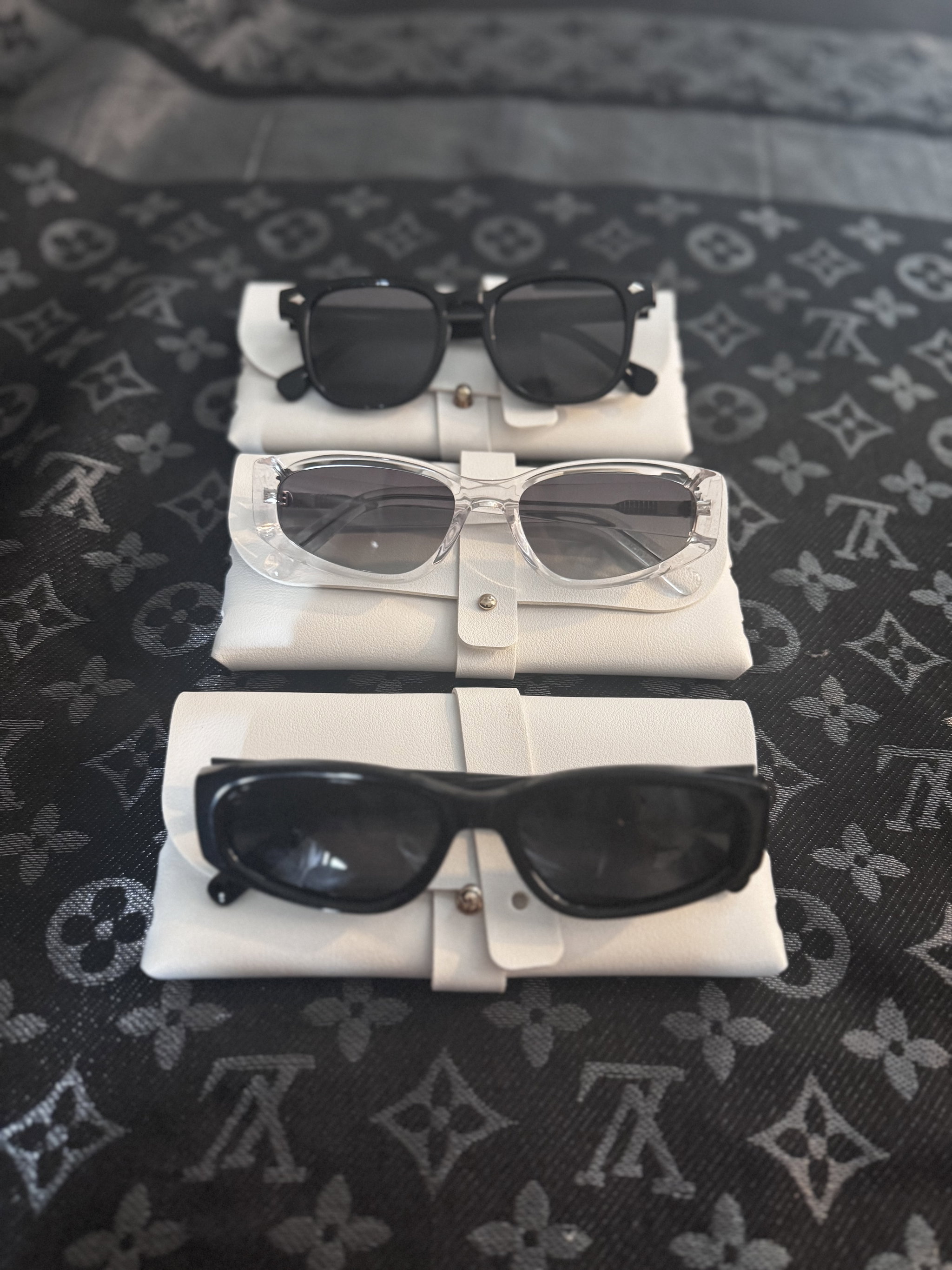 แว่นตากันแดด🕶️ กรองแสง ☀️ใส่เก็บทรงงับน้อนๆ💖พร้อมกล่อง⚡️_0